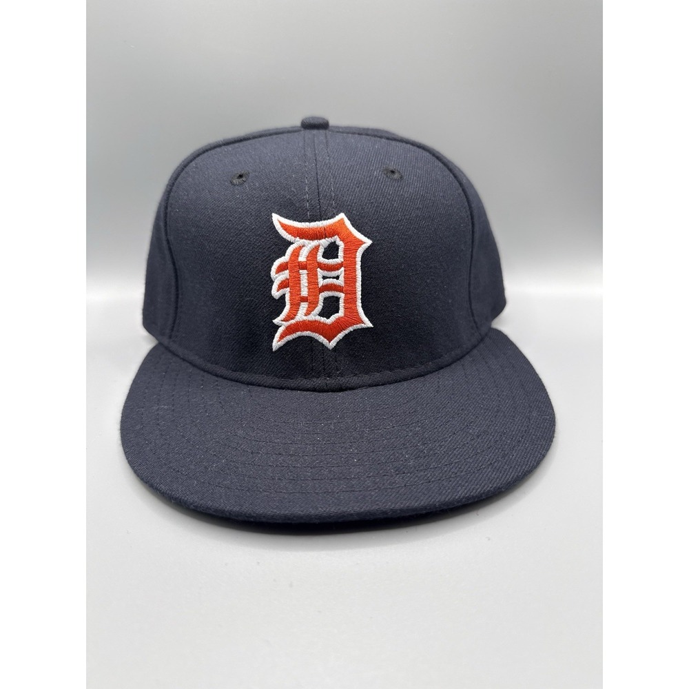 Detroit Tigers New Era 59FIFTY Authentic Collection Fitted Hat Navy 7 1/4